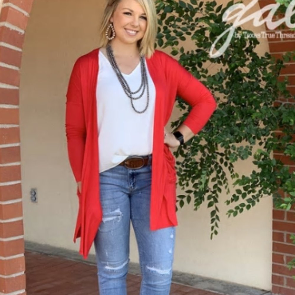 Red Cardigan